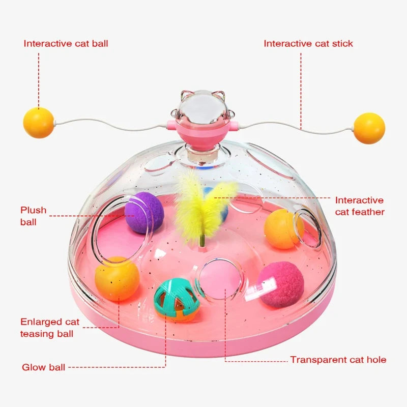Interactive Cat Puzzle Toy – Stimulate Their Hunting Instinct