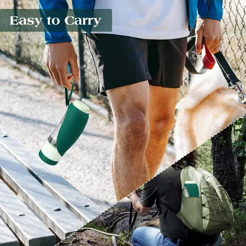 Detachable Dog Portable Water Bottle - Portable Pet Meals On-The-Go
