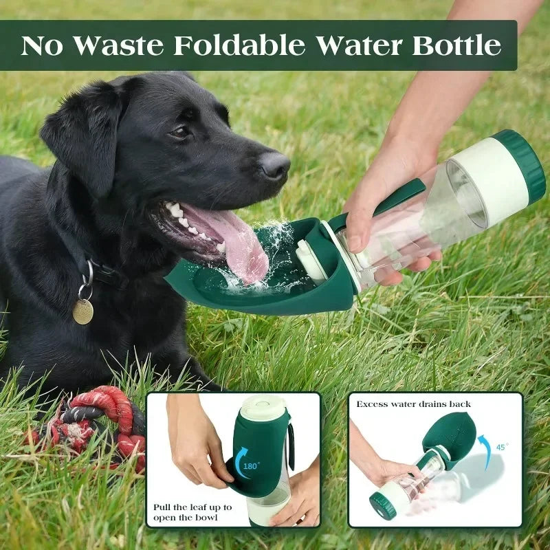 Detachable Dog Portable Water Bottle - Portable Pet Meals On-The-Go