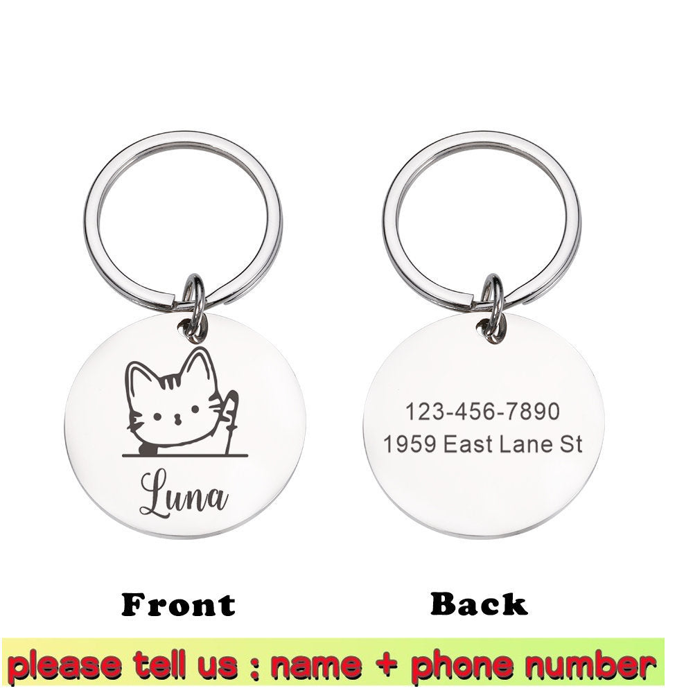 Personalized Pet ID Tags – Custom Dog Collar with Name