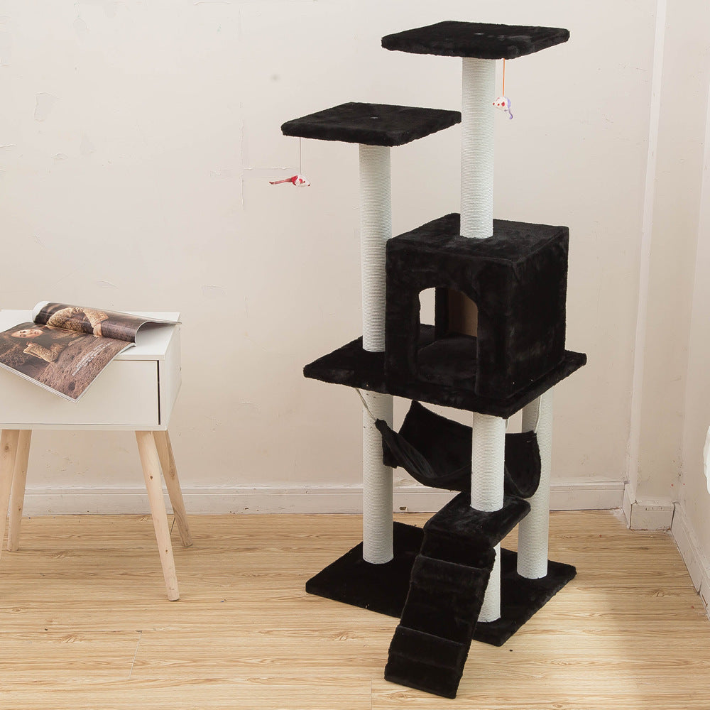 Cozy Cat Tower – Scratch, Climb, and Lounge in Style