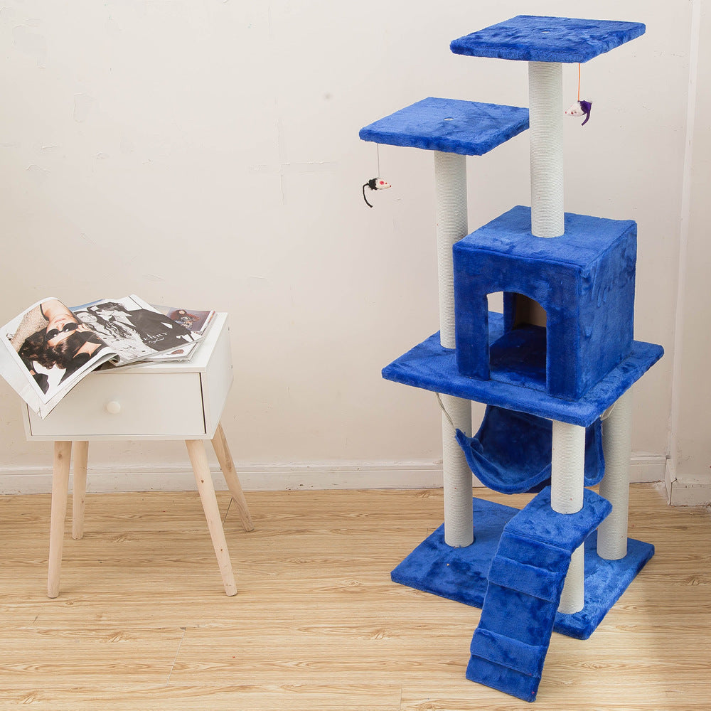 Cozy Cat Tower – Scratch, Climb, and Lounge in Style