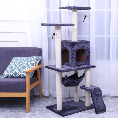 Cozy Cat Tower – Scratch, Climb, and Lounge in Style
