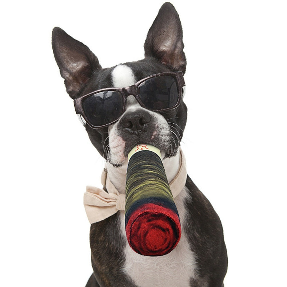 Funny Dog Prank Toy – Plush Fake Cigarette Chew Toy