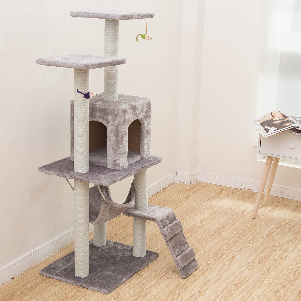 Cozy Cat Tower – Scratch, Climb, and Lounge in Style