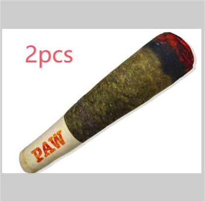 Funny Dog Prank Toy – Plush Fake Cigarette Chew Toy