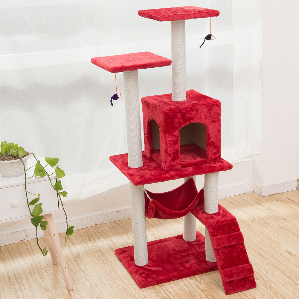 Cozy Cat Tower – Scratch, Climb, and Lounge in Style
