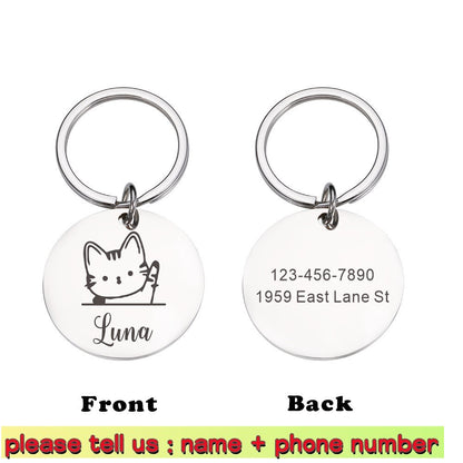 Personalized Pet ID Tags – Custom Dog Collar with Name