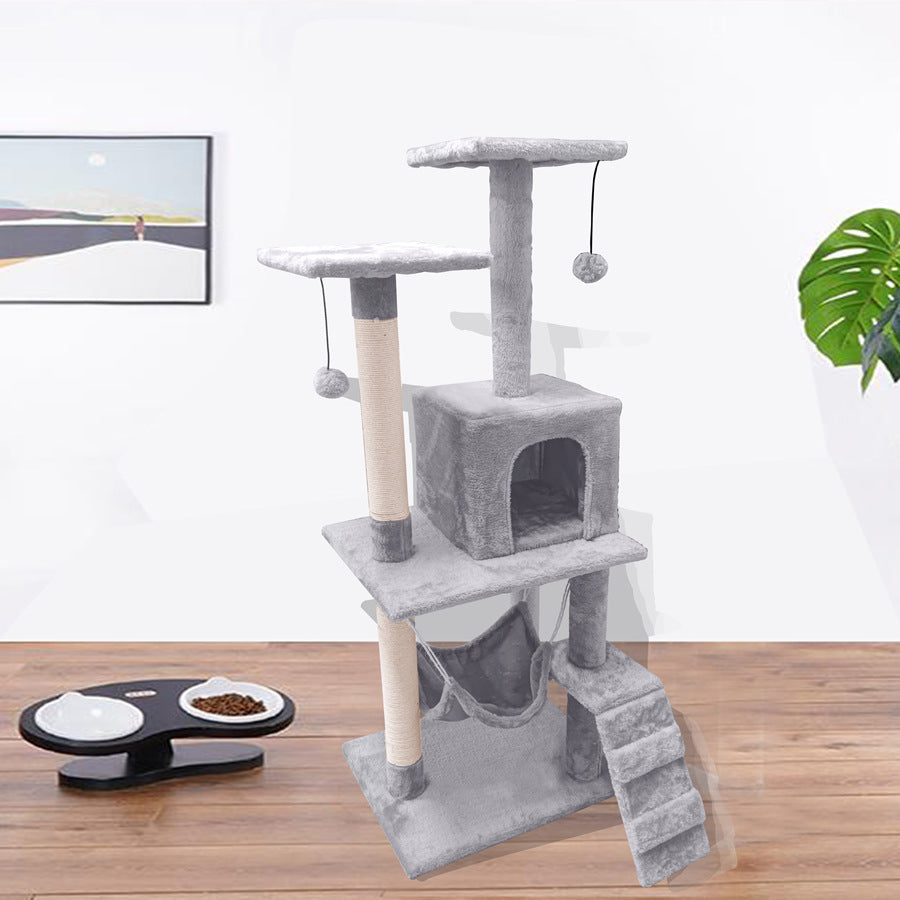 Cozy Cat Tower – Scratch, Climb, and Lounge in Style